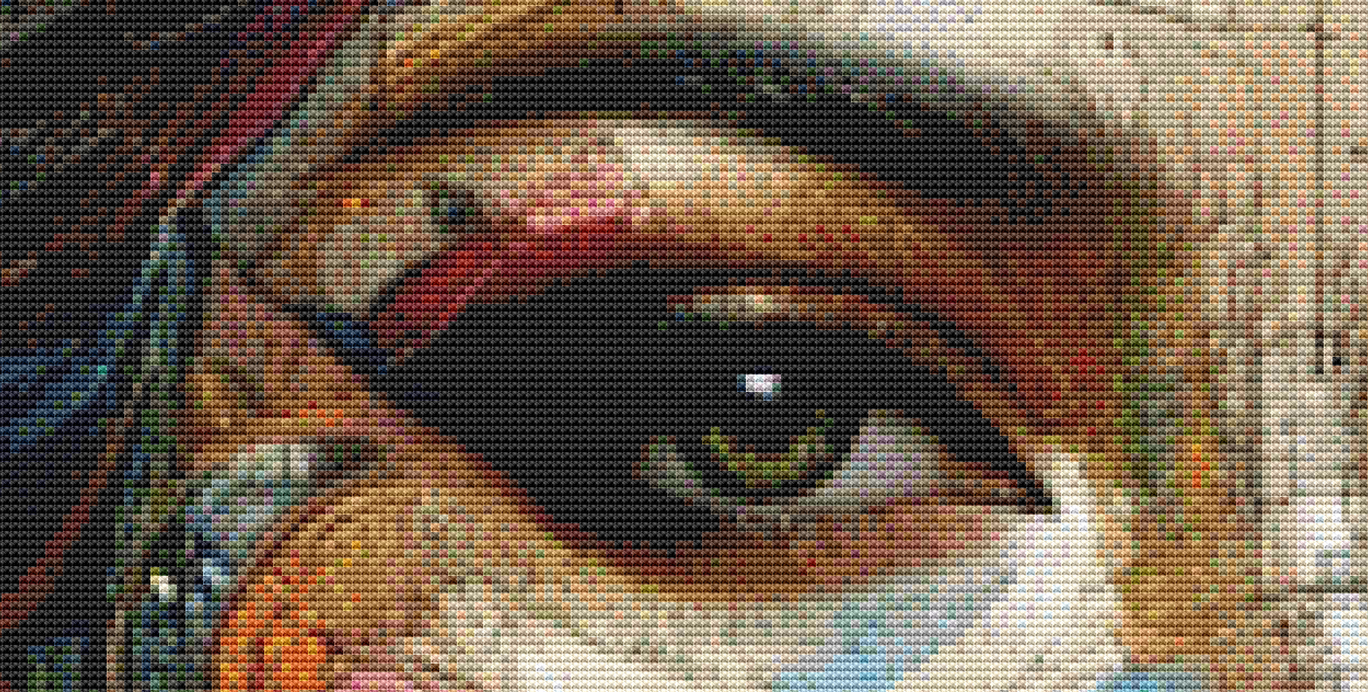 Flora Study cross stitch pattern by AI Created Playground/Photoglory127