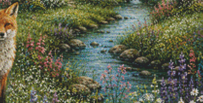 Fox in The Secret Garden cross stitch pattern by Eder Jose Rosa