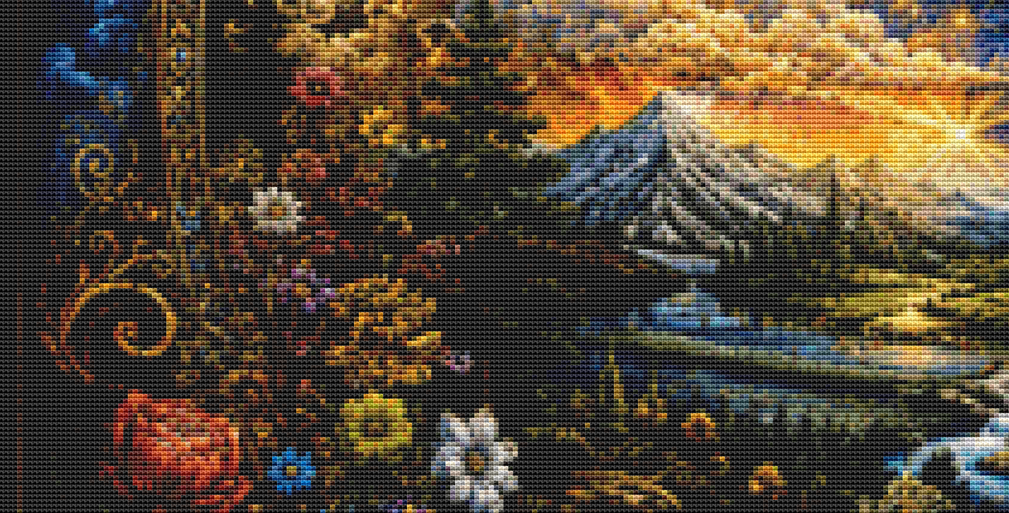 "Guardians of The Cosmos" cross stitch pattern by Queen Bee Designs
