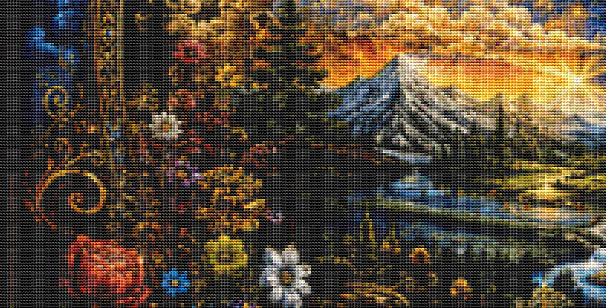 "Guardians of The Cosmos" cross stitch pattern by Queen Bee Designs
