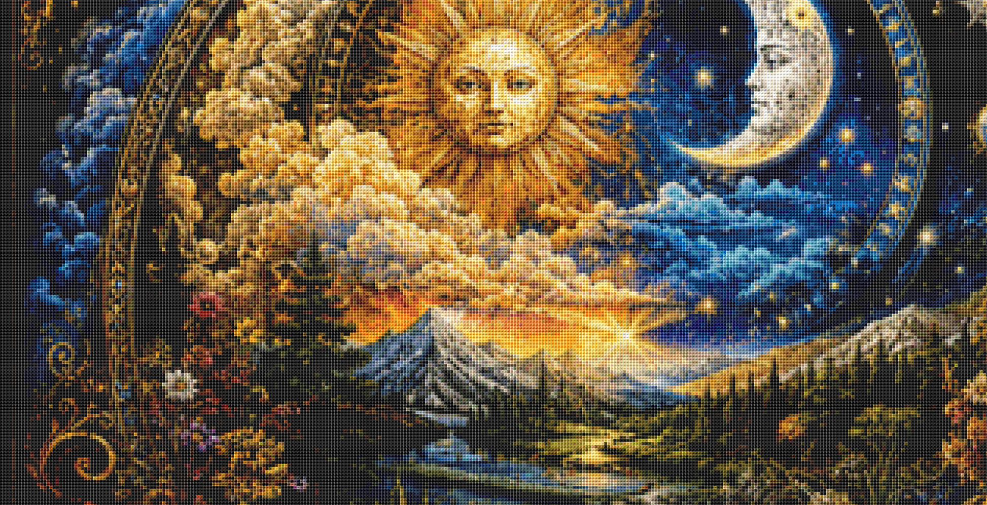 "Guardians of The Cosmos" cross stitch pattern by Queen Bee Designs