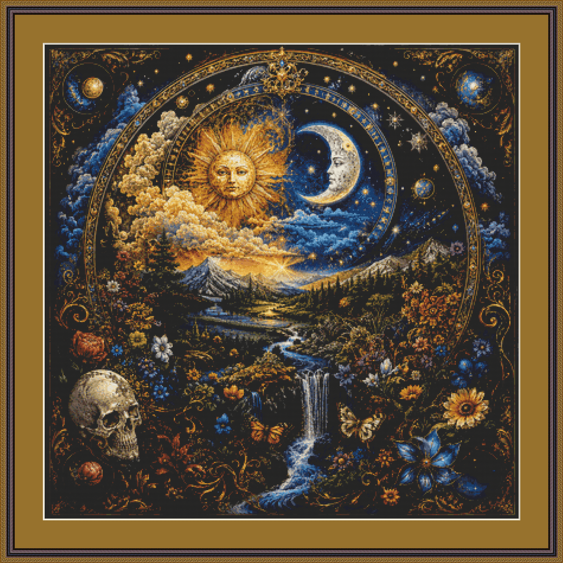 "Guardians of The Cosmos" cross stitch pattern by Queen Bee Designs