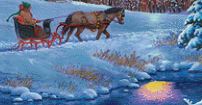 Guiding Light counted cross stitch pattern Copyright © John Sloane, used with permission