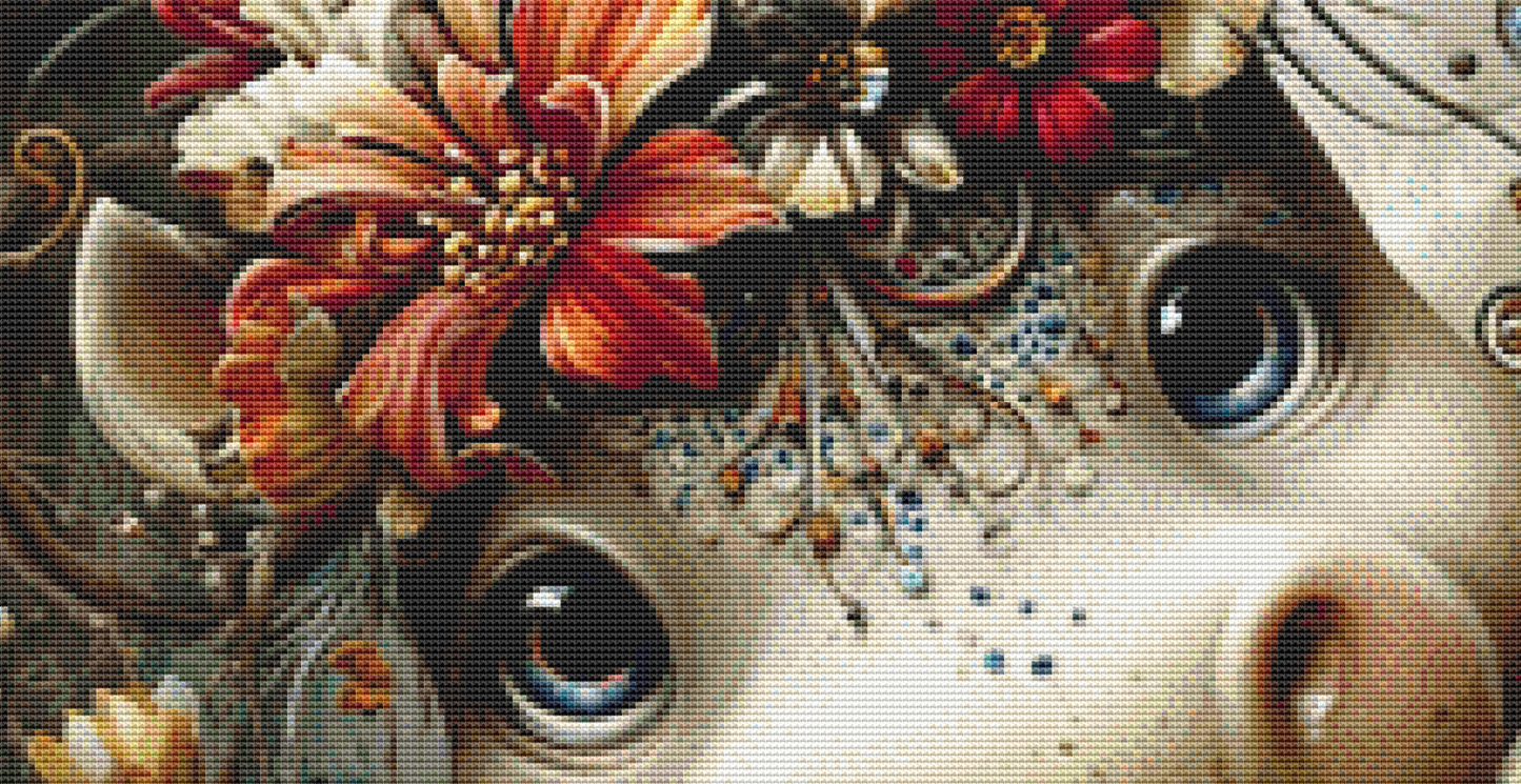 Hippo cross stitch pattern by Sassy E. Boutique