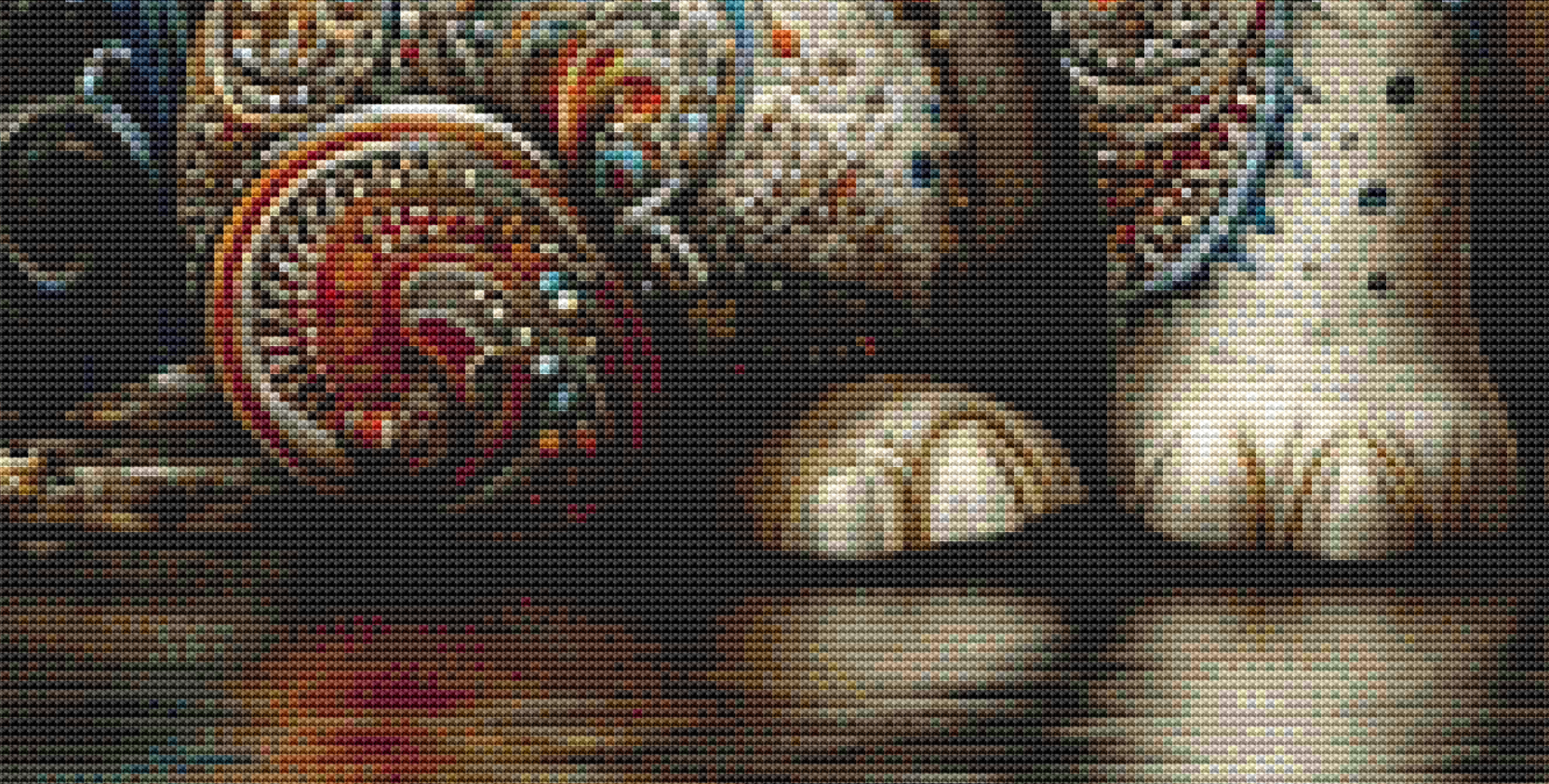 Hippo cross stitch pattern by Sassy E. Boutique