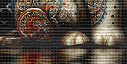 Hippo cross stitch pattern by Sassy E. Boutique