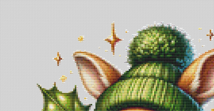 Holiday Snuggles (Ornament) counted cross stitch pattern by Digital Pro Craft