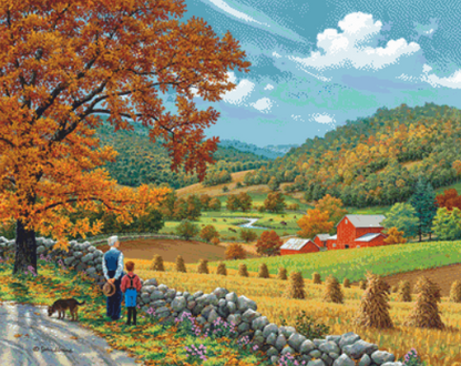 I Remember When counted cross stitch pattern Copyright © John Sloane, used with permission