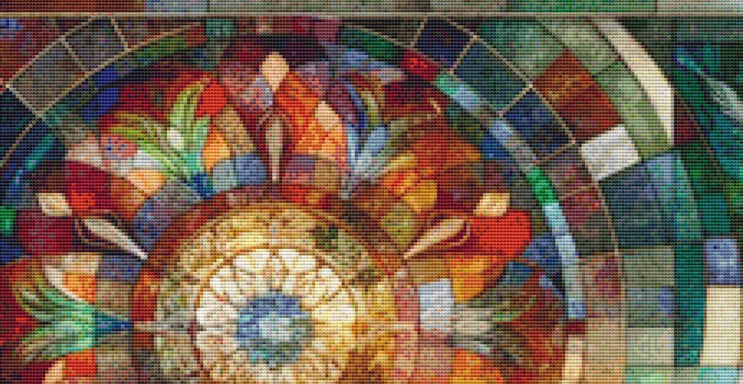 "Luminous Reverie" cross stitch pattern by AI Created Playground/Photoglory127