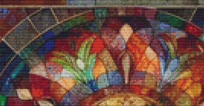 "Luminous Reverie" cross stitch pattern by AI Created Playground/Photoglory127
