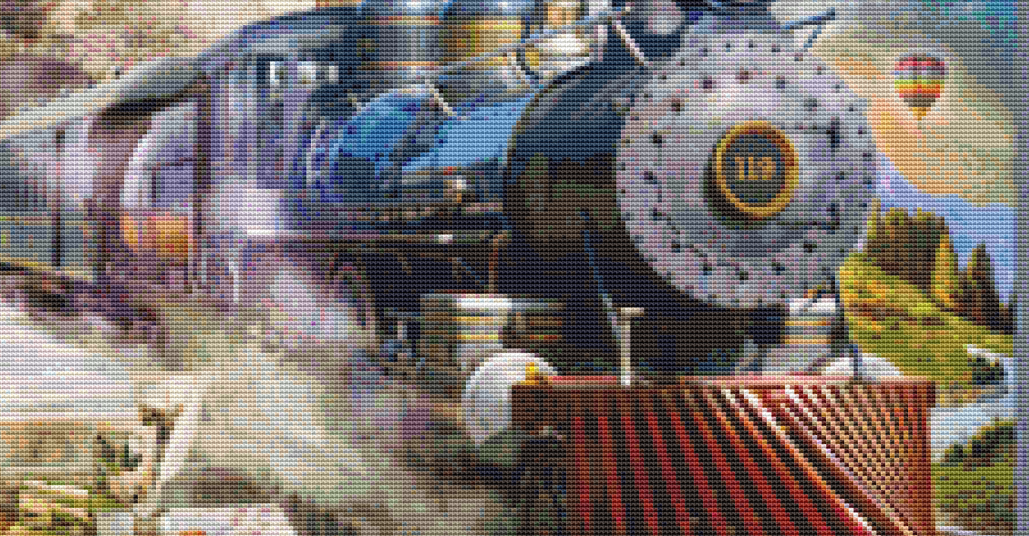 "Magical Journey" counted cross stitch pattern by Jan Patrik Krasny, Licensed by MGL, www.mglart.com