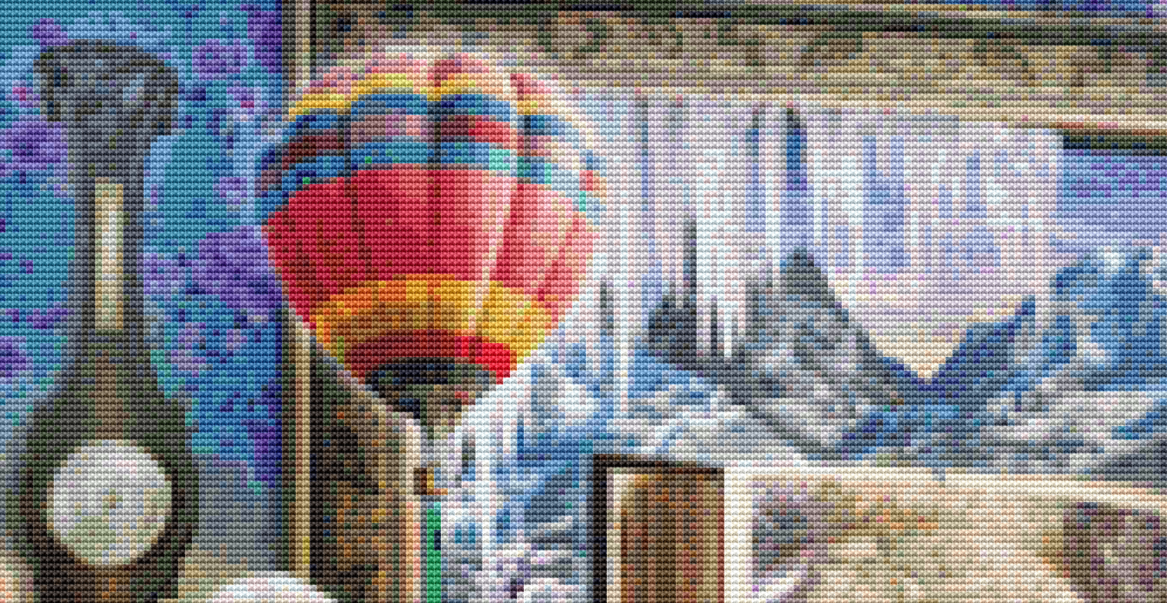 "Magical Journey" counted cross stitch pattern by Jan Patrik Krasny, Licensed by MGL, www.mglart.com