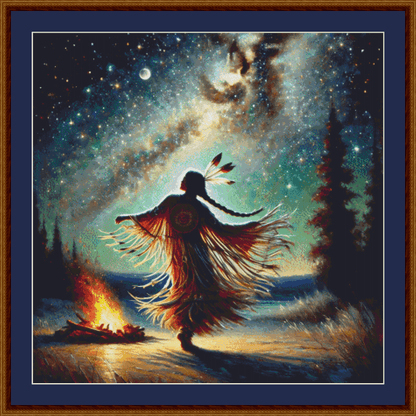 Moonlit Dance cross stitch pattern by Mystic Vision Gallery