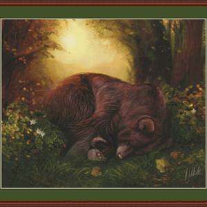 "Morning Sun" cross stitch pattern by Bente Schlick, Licensed by MGL, www.mglart.com