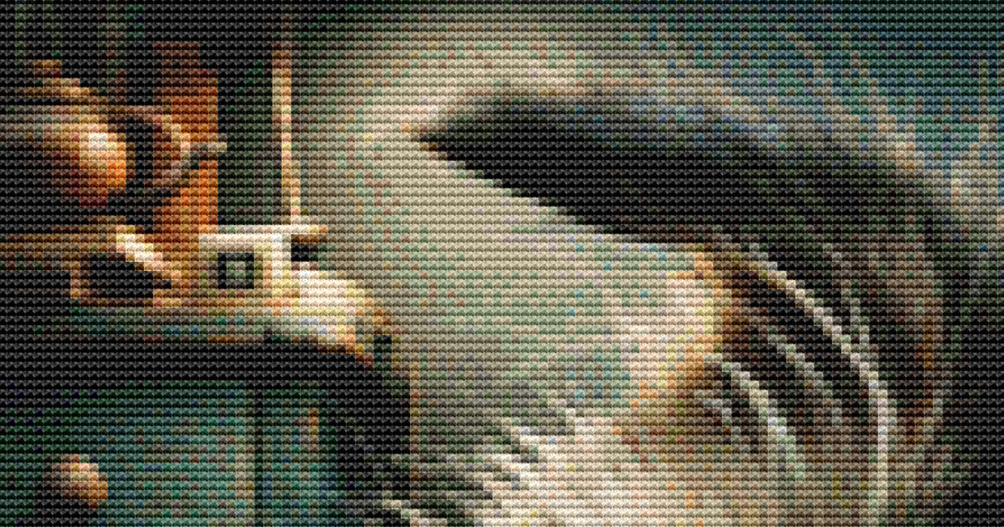 Nighty Night (Small) counted cross stitch pattern by Bryna T. Art & Design