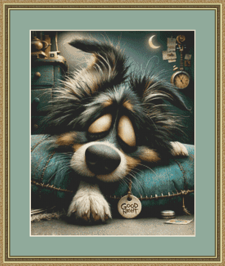 Nighty Night (Small) counted cross stitch pattern by Bryna T. Art & Design