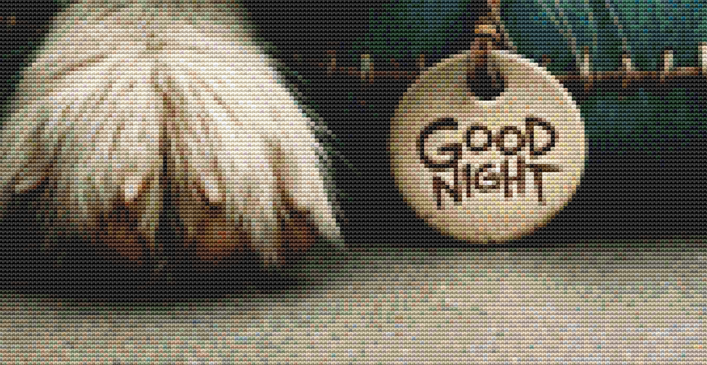 Nighty Night counted cross stitch pattern by Bryna T. Art & Design