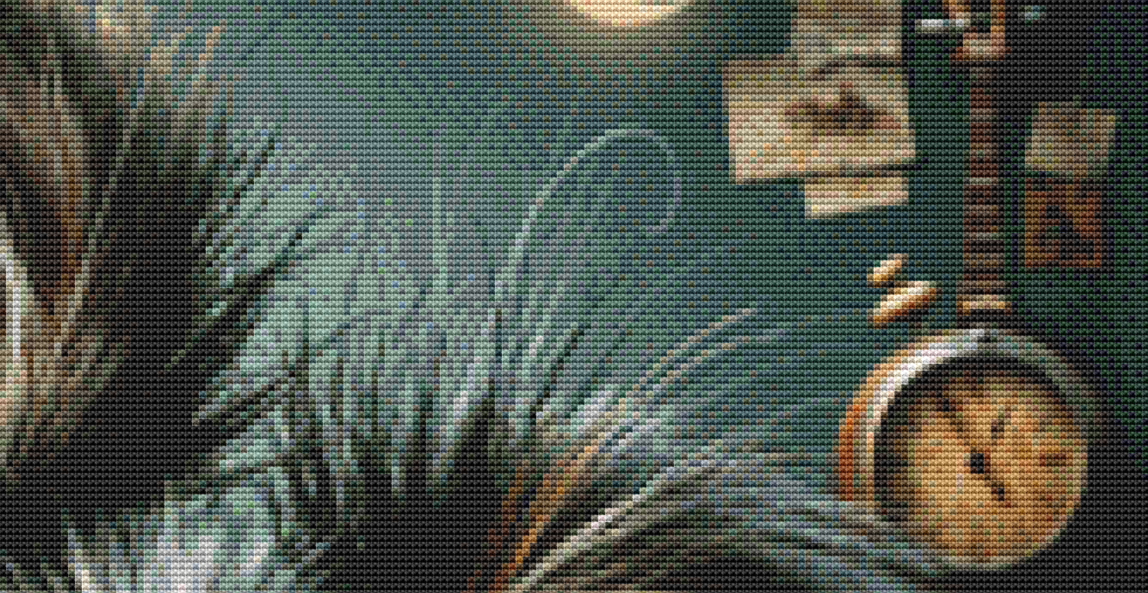Nighty Night counted cross stitch pattern by Bryna T. Art & Design