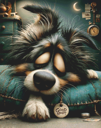 Nighty Night counted cross stitch pattern by Bryna T. Art & Design