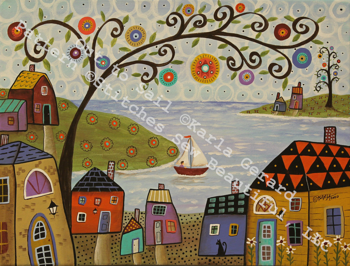 Out to Sail counted cross stitch pattern by Karla Gerard
