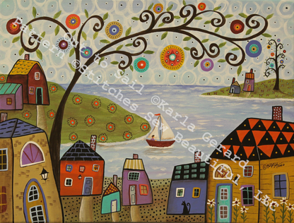 Out to Sail counted cross stitch pattern by Karla Gerard