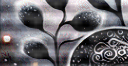 "Panda Petals" cross stitch pattern by AI Created Playground/Photoglory127