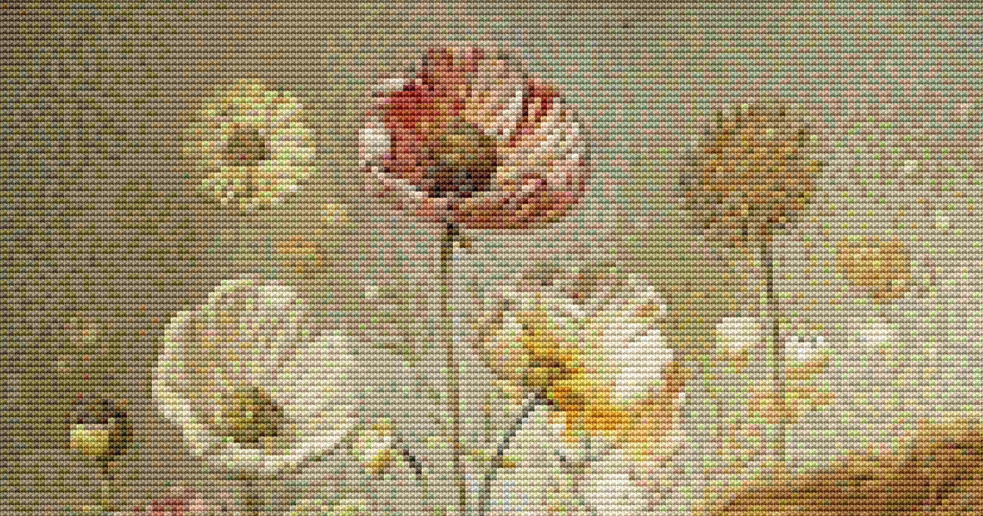 "Reclining Angel 7" cross stitch pattern by Bryna T. Art & Design