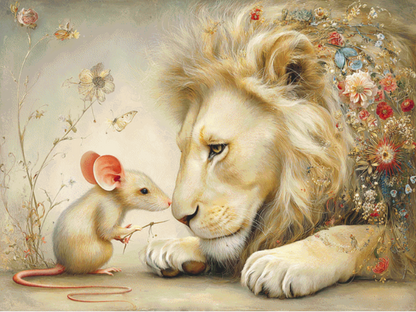 Removing the Thorn (Max Size/Max Color) cross stitch pattern by Bryna T. Art & Design