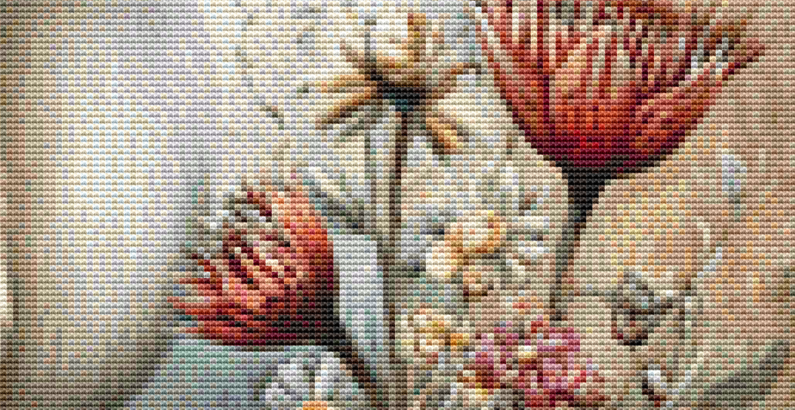 Romi the Kangaroo cross stitch pattern by Sassy E. Boutique