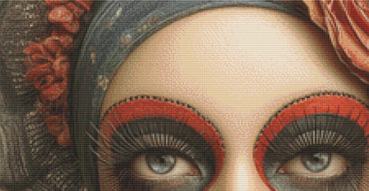 Ruby and Shade cross stitch pattern By Bryna T. Art & Design