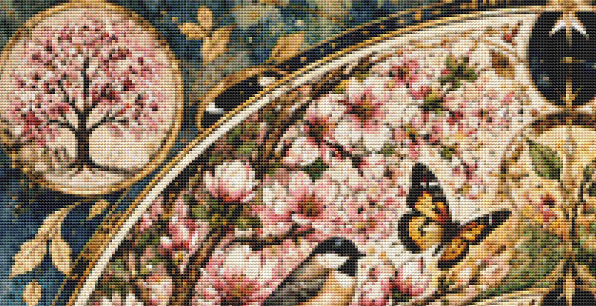 "Seasons Mandala 1" cross stitch pattern by Brna T. Art & Design