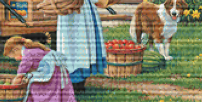 Shop at Home counted cross stitch pattern Copyright © John Sloane, used with permission