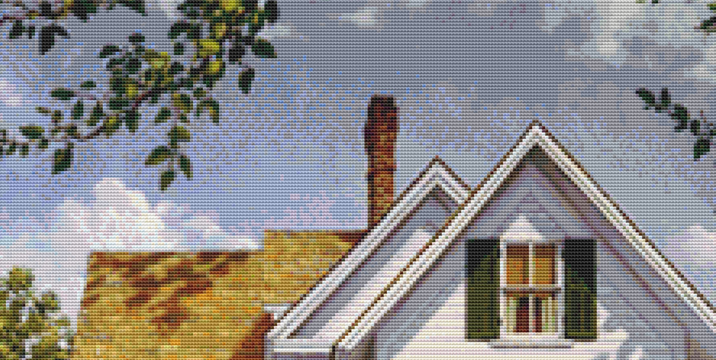 Summer Breeze counted cross stitch pattern Copyright © John Sloane, used with permission