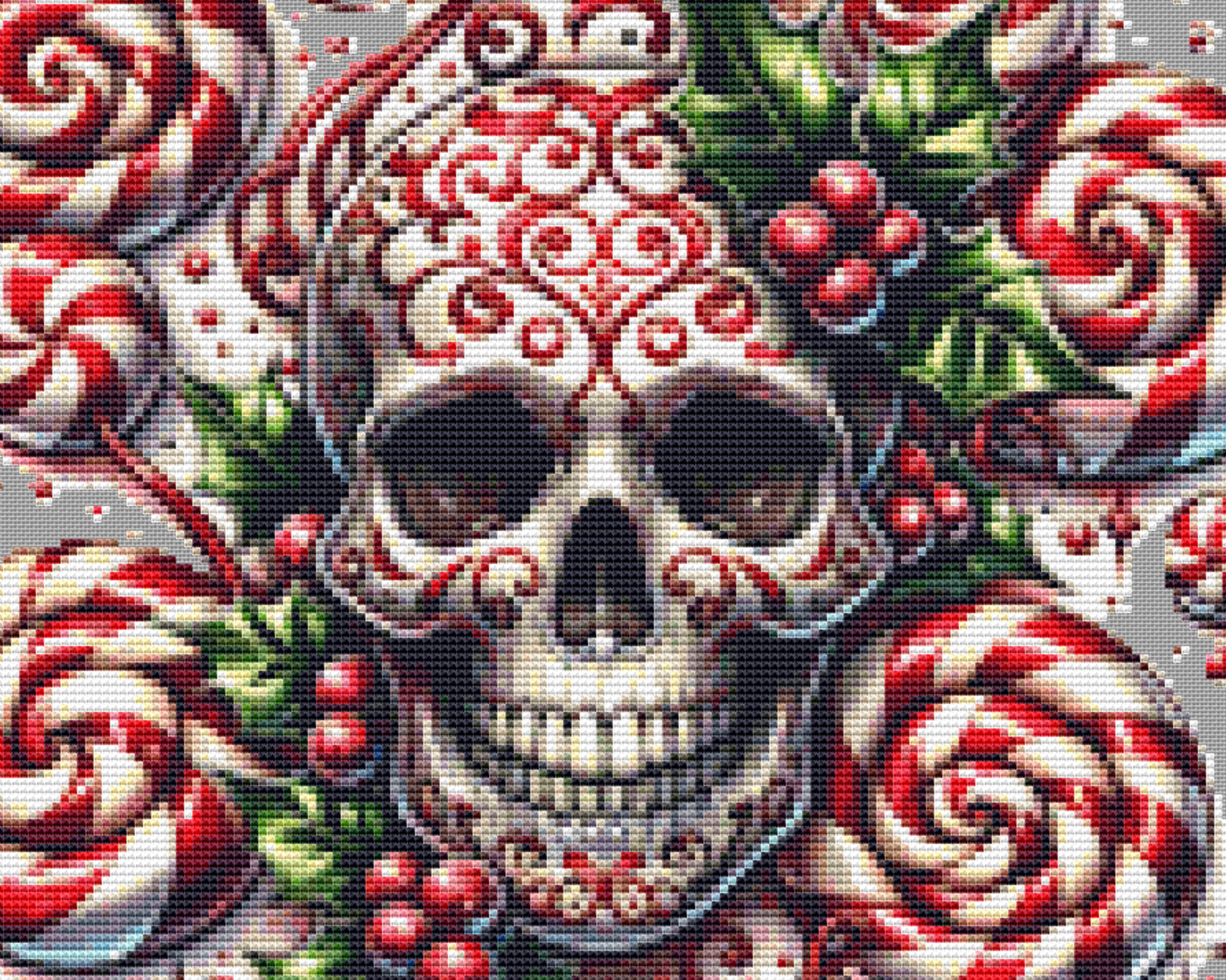 Sweet But Twisted (Ornament) counted cross stitch pattern by Little Quaint Designs