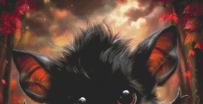 Sweet Little Bat cross stitch pattern by Queen Bee Designs