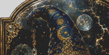 "The Oracle of The Stars" cross stitch pattern by Queen Bee Designs