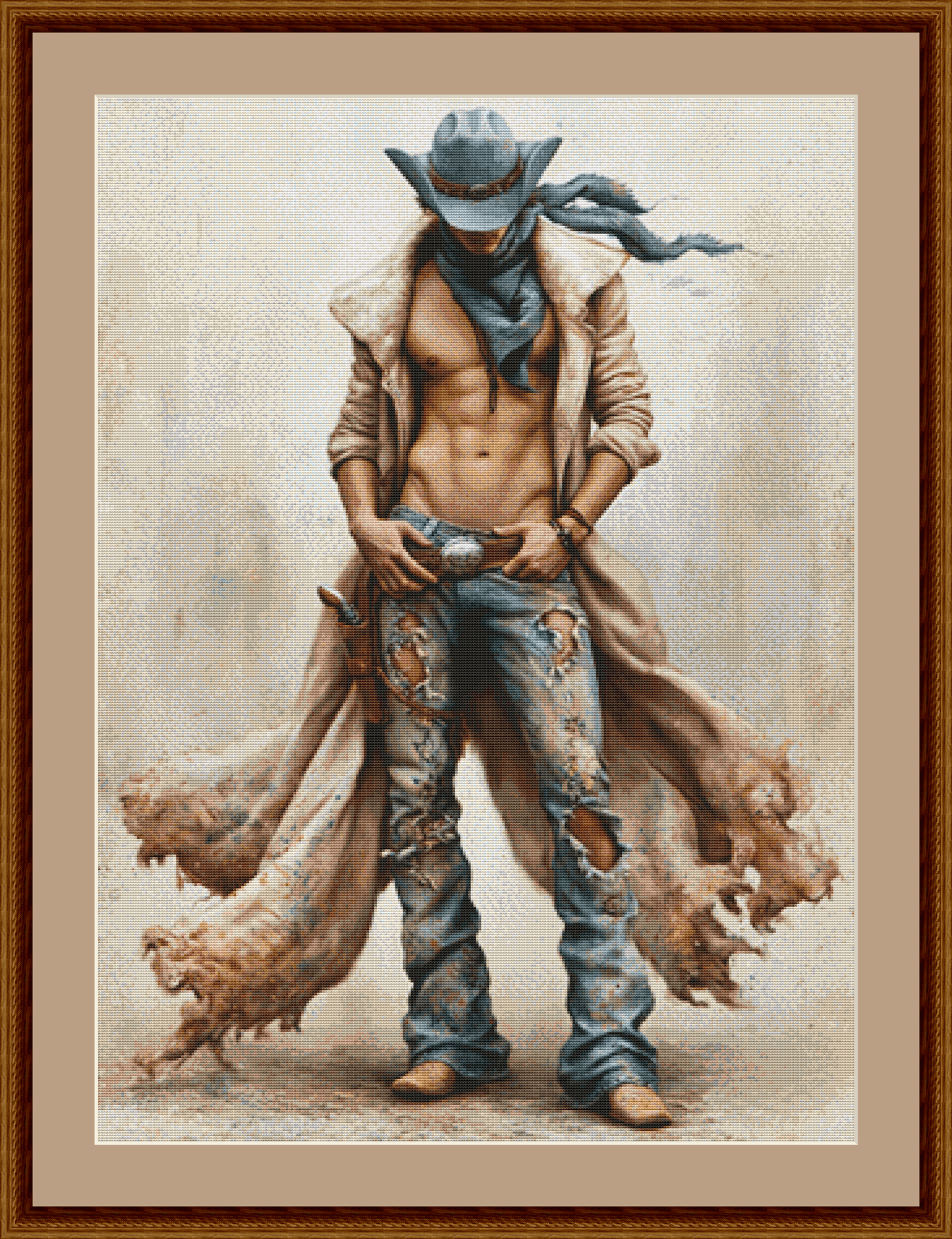 "The Outlaw" cross stitch pattern by Sassy E. Boutique
