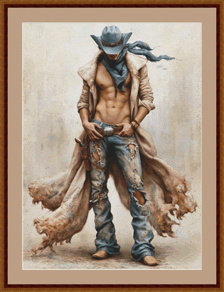 "The Outlaw" cross stitch pattern by Sassy E. Boutique