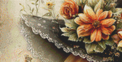 "The Pumpkin Witch Garden" cross stitch pattern by Sassy E. Boutique