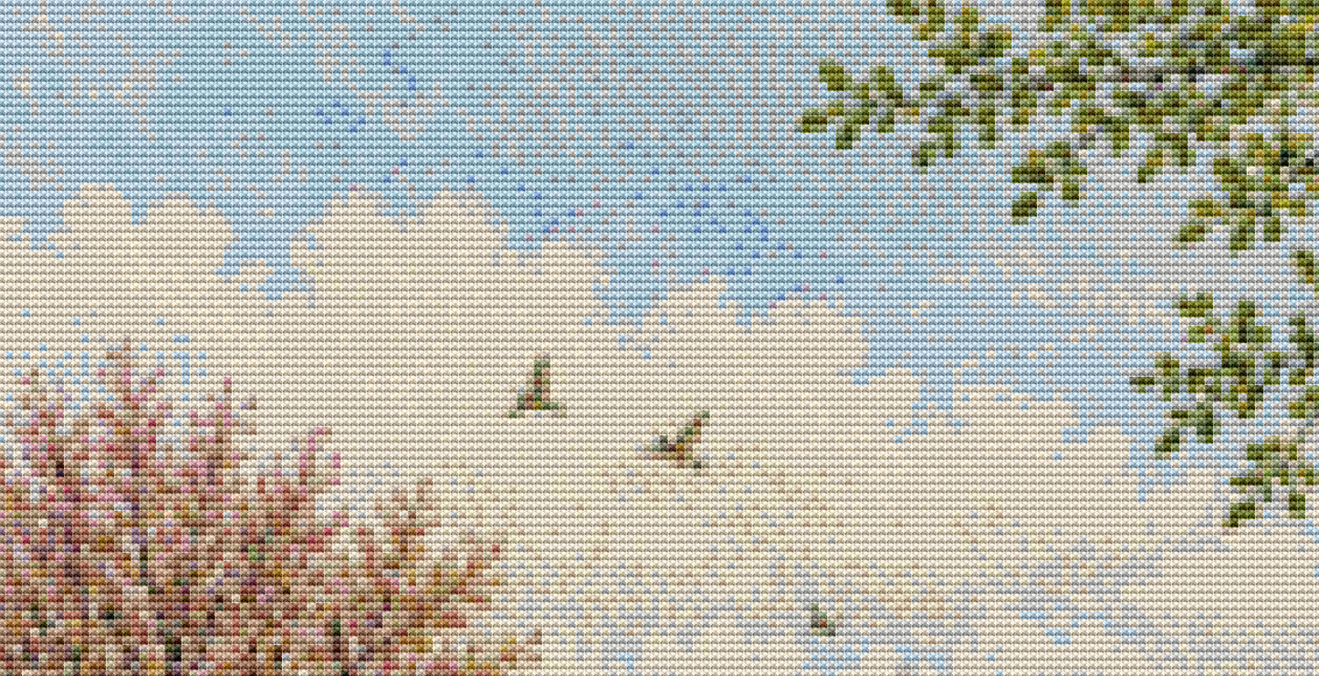 The Secret Garden cross stitch pattern by Eder Jose Rosa