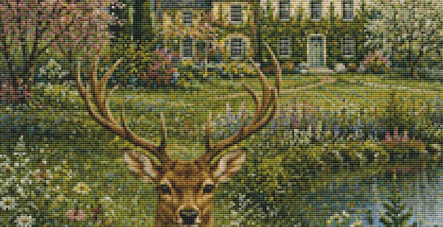 The Secret Garden cross stitch pattern by Eder Jose Rosa