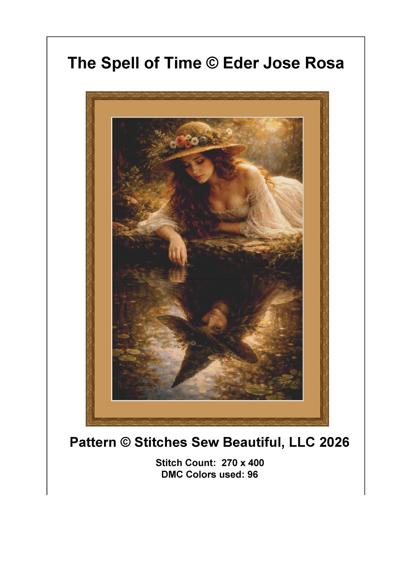 The Spell of Time cross stitch pattern by Eder Jose Rosa