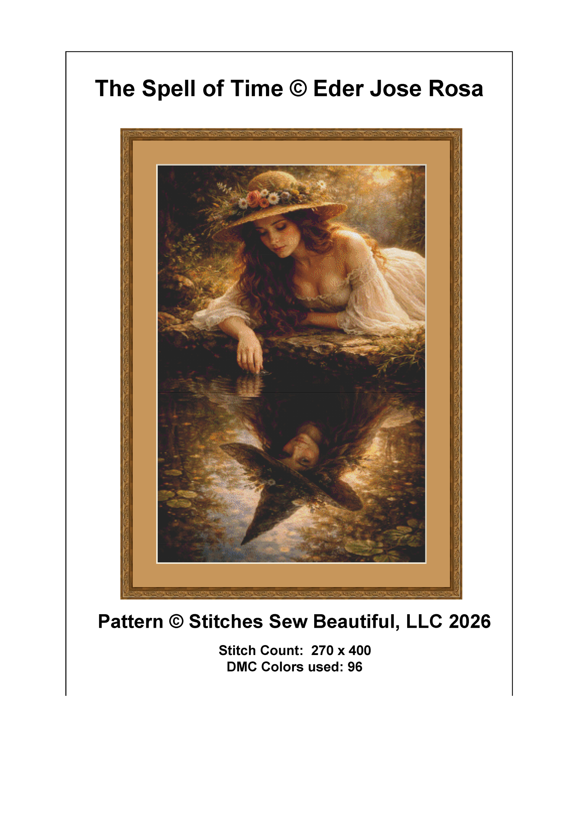 The Spell of Time cross stitch pattern by Eder Jose Rosa
