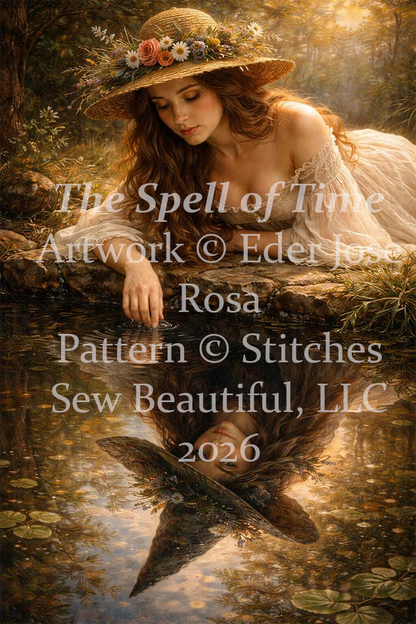 The Spell of Time cross stitch pattern by Eder Jose Rosa