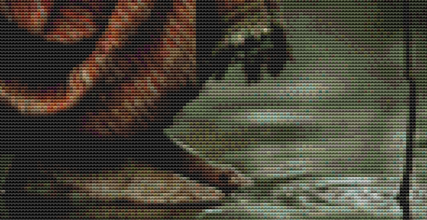 The Offering of Light cross stitch pattern By Bryna T. Art & Design