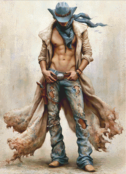 "The Outlaw" cross stitch pattern by Sassy E. Boutique