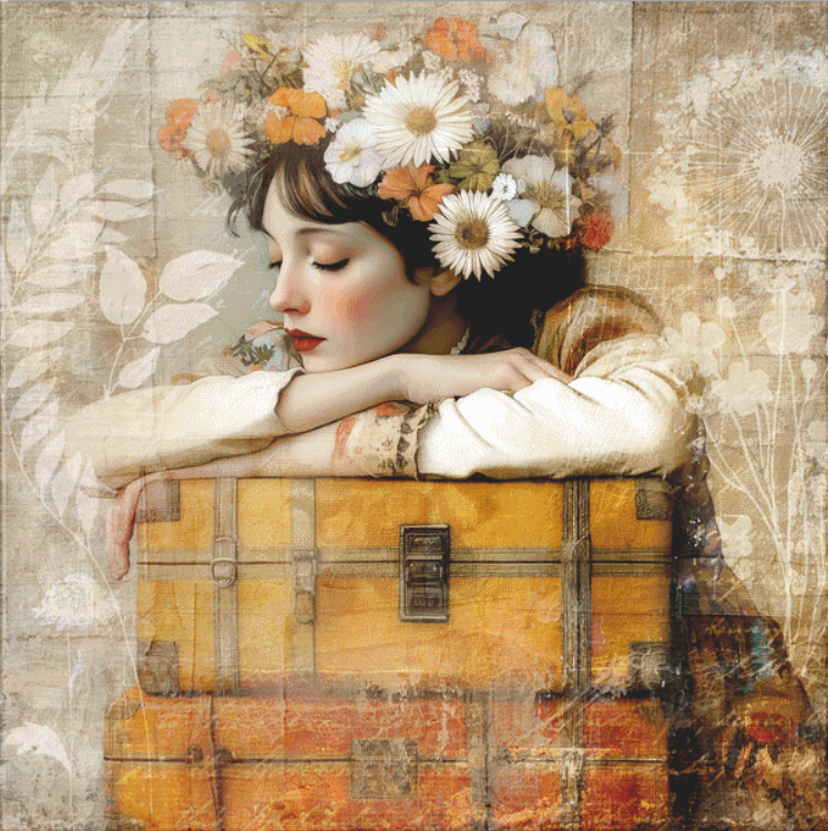 "The Traveler" (MSMC) cross stitch pattern by Alisa Smith Williams