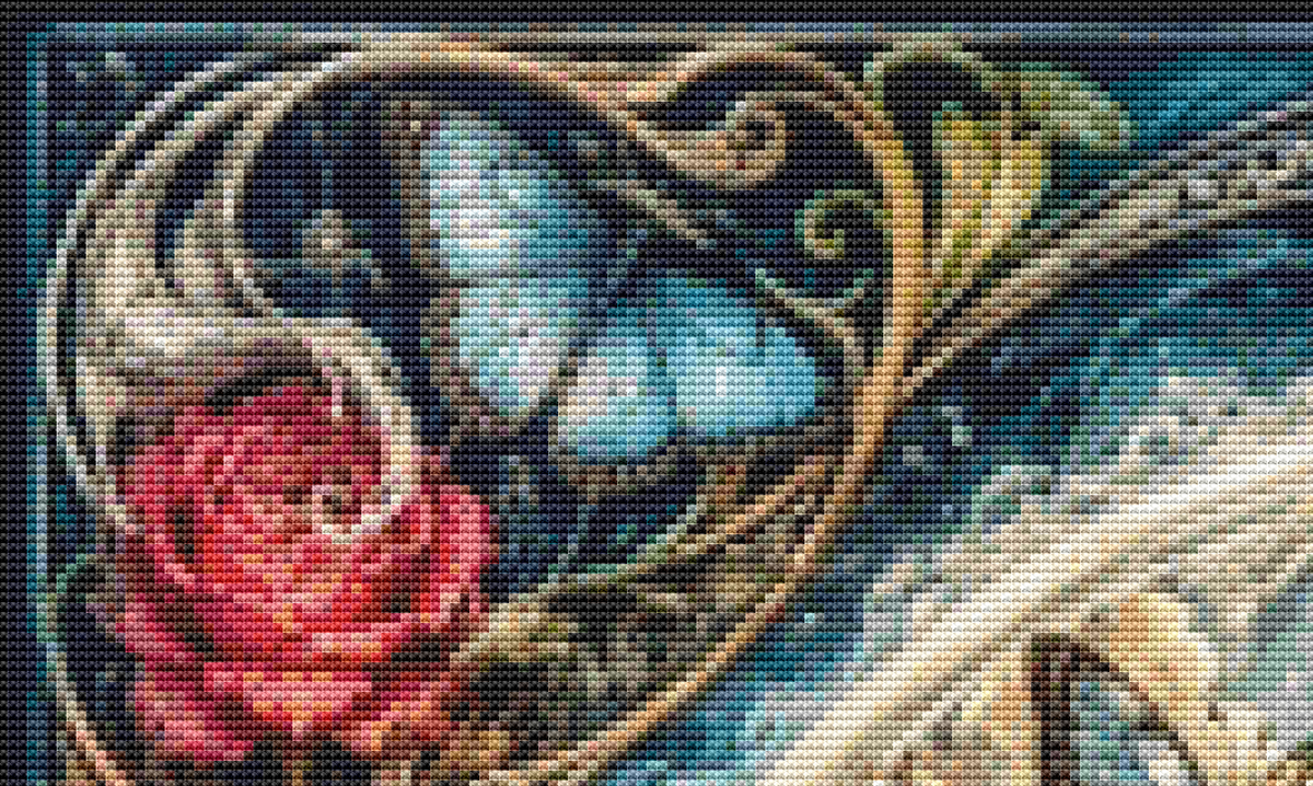 "Unleashing the Wonder" cross stitch pattern by T. Langan