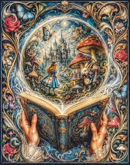 "Unleashing the Wonder" cross stitch pattern by T. Langan