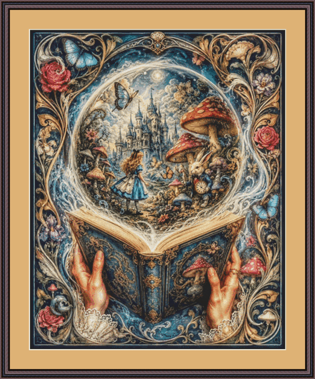 "Unleashing the Wonder" cross stitch pattern by T. Langan